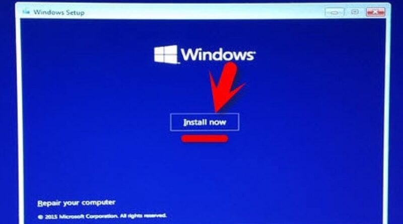 How to Install Windows 10