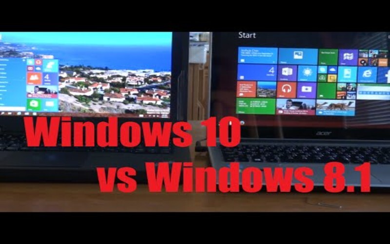 difference between Windows 8