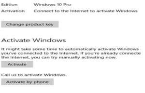 Confirm windows 10 activated