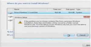 windows 7 installation