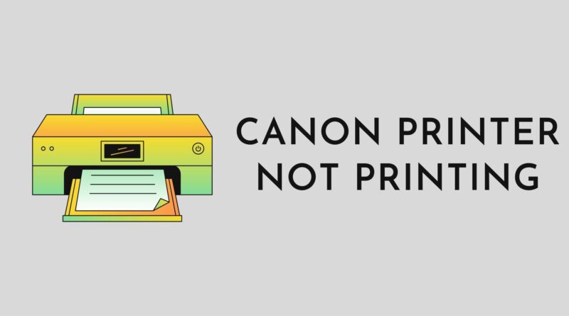 Canon Printer Not Printing Text