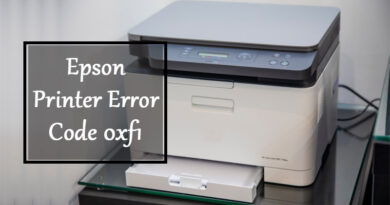 Epson Printer Error Code 0xf1