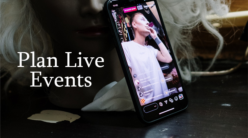 Plan Live Events