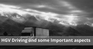 HGV Driving and some Important aspects